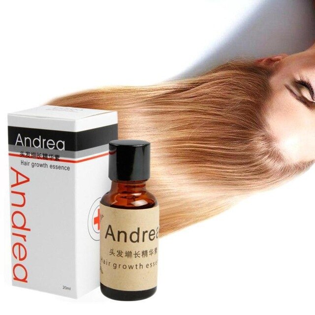 Andrea Fast Hair Growth Alopecia Loss Liquid Ginger Sunburst Yuda Pilatory Oil 20ml Natural Organic Regrowth Treatment