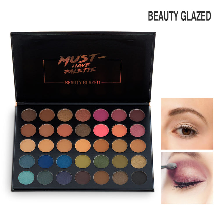 beauty glazed Matte Eyeshadow Palette Professional 35 Colors Long Lasting Fashion Makeup Pallete Cosmetic maquillajes TSLM1