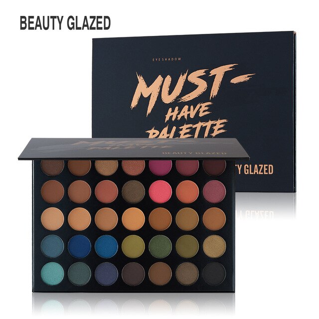 beauty glazed Matte Eyeshadow Palette Professional 35 Colors Long Lasting Fashion Makeup Pallete Cosmetic maquillajes TSLM1