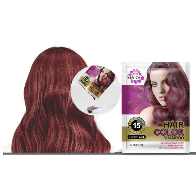 30 Minute 4 Color hair Dye Cream Natural Organic Hair dye fashion Festival celebration molding coloring Hair Color Shampoo TSLM1