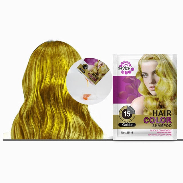30 Minute 4 Color hair Dye Cream Natural Organic Hair dye fashion Festival celebration molding coloring Hair Color Shampoo TSLM1