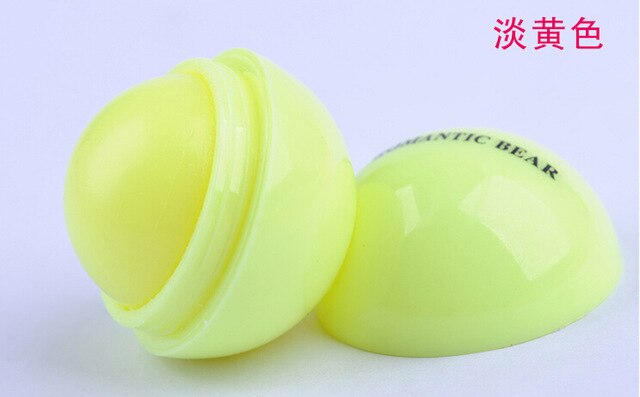 New Brand Makeup Natural Plant Sphere Lip Pomade Fruit Lip Balm Lipstick Organic Lip Ball Makeup Lipstick Gloss wholesale