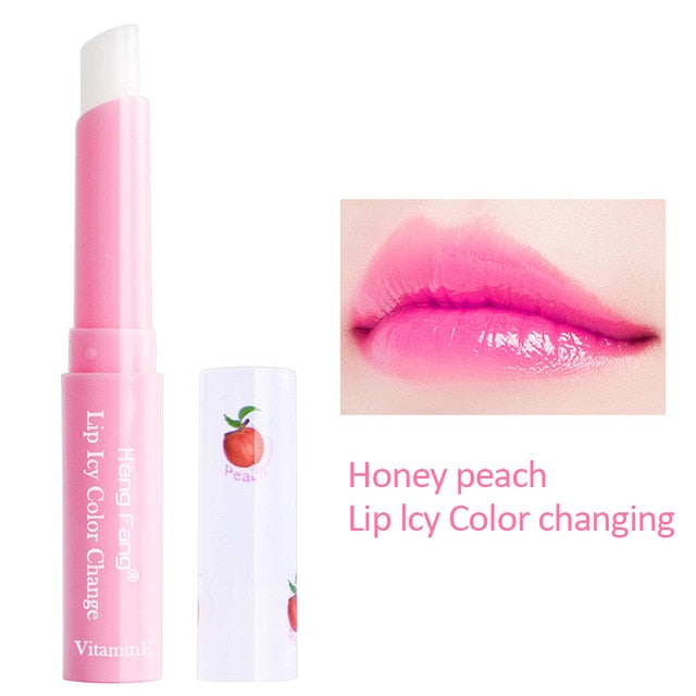 Lipstick Makeup Lip Balm Peach Warming Repair Moisturizing Enhancer Embellish Natural Organic Protect Hygienic Portable TSLM1