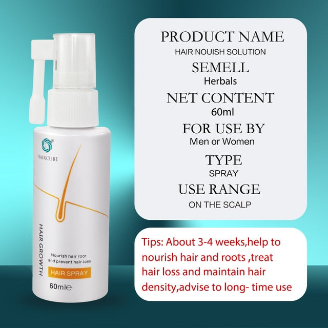 HAIRCUBE Hair Growth Serum Spray Treatment Hair Care Products for Hair Growth Oil Natural Organic Hair Tonic Beauty Products