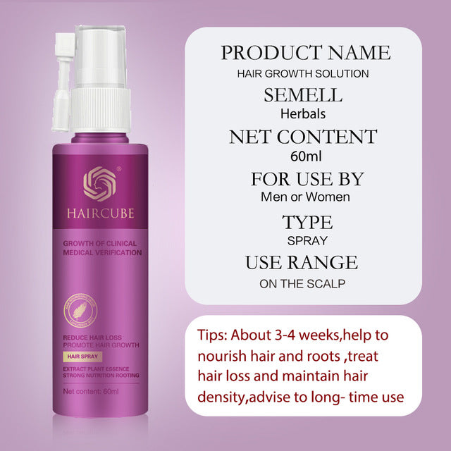 HAIRCUBE Hair Growth Serum Spray Treatment Hair Care Products for Hair Growth Oil Natural Organic Hair Tonic Beauty Products
