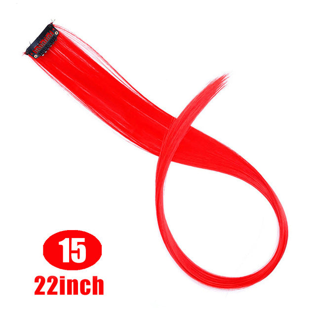 MUMUPI Long Straight color Hair Piece Hair Extensions Clip In hair extensions Highlight extensiones de cabello natural