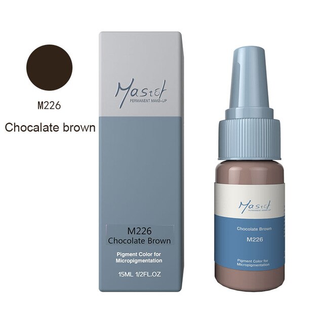 Mastor Permanent Makeup microblading eyebrow tattoo ink, pure organic liquid pigment 1/2Oz (15ml) for eyebrow tattoo ink
