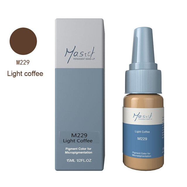Mastor Permanent Makeup microblading eyebrow tattoo ink, pure organic liquid pigment 1/2Oz (15ml) for eyebrow tattoo ink