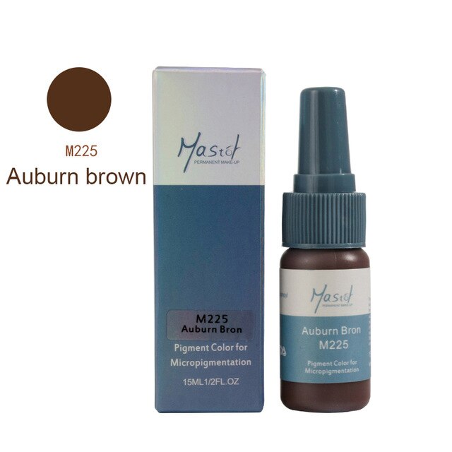 Mastor Permanent Makeup microblading eyebrow tattoo ink, pure organic liquid pigment 1/2Oz (15ml) for eyebrow tattoo ink