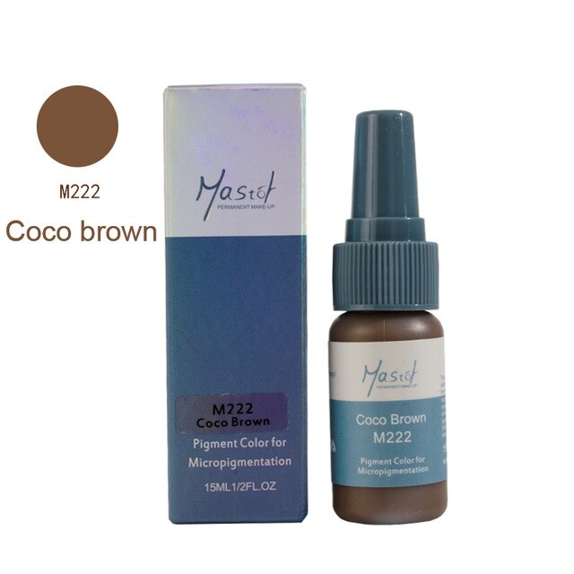 Mastor Permanent Makeup microblading eyebrow tattoo ink, pure organic liquid pigment 1/2Oz (15ml) for eyebrow tattoo ink