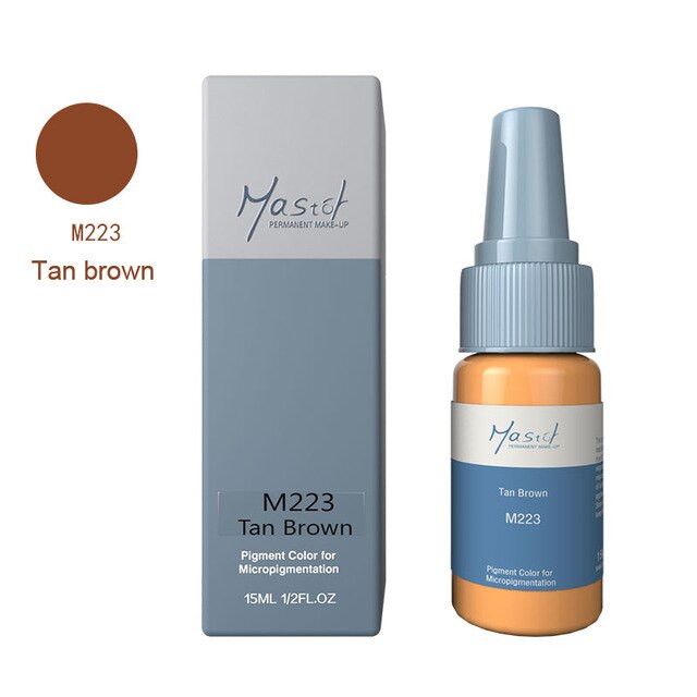 Mastor Permanent Makeup microblading eyebrow tattoo ink, pure organic liquid pigment 1/2Oz (15ml) for eyebrow tattoo ink