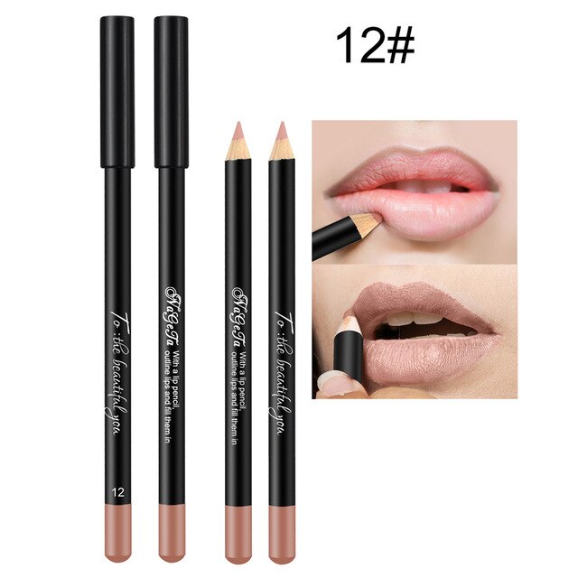 HANDAIYAN Clear Lip liner Pencil Waterproof Long Lasting Nature Lips Contour Clean Lip lines Line Nude Makeup Lipliner Pen TSLM1